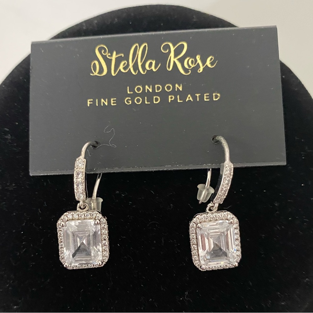 NEW Stella Rose London Gold Plated Pierced Earrings